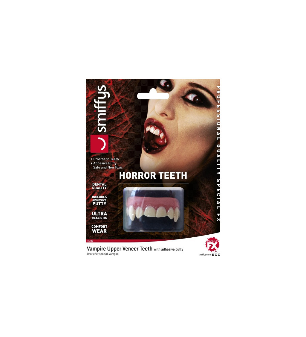 Hororové vampíří zuby