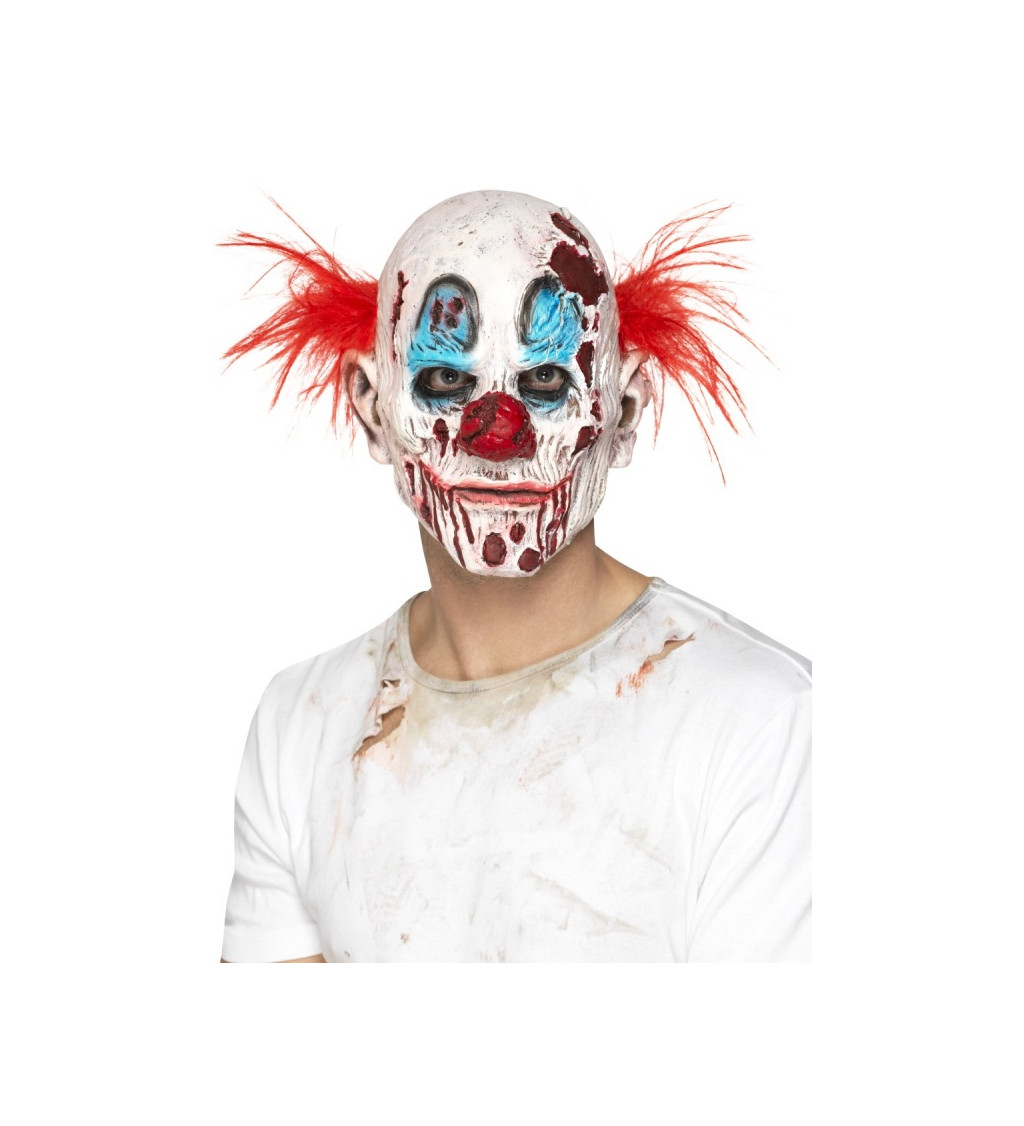 Latexová maska - Zombie klaun