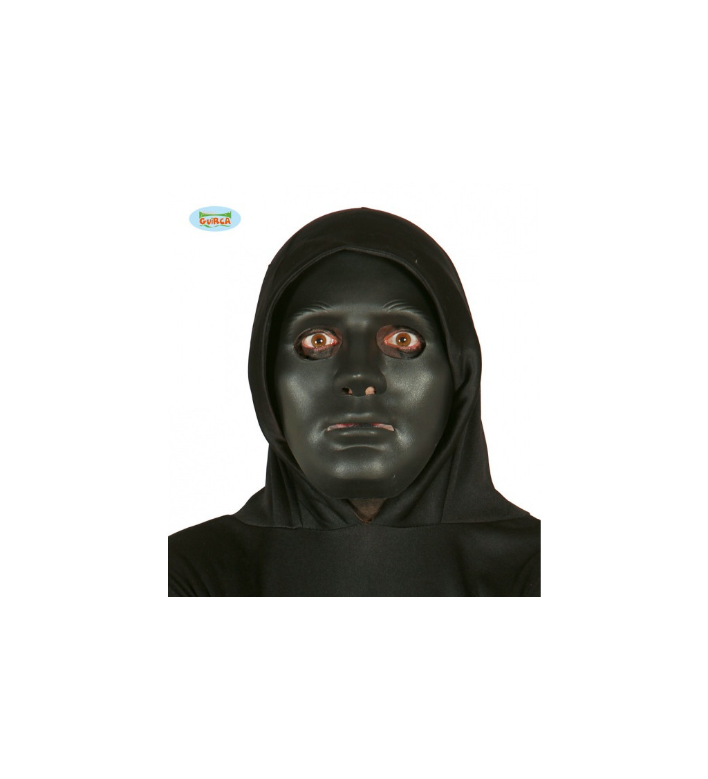 Černá maska z PVC