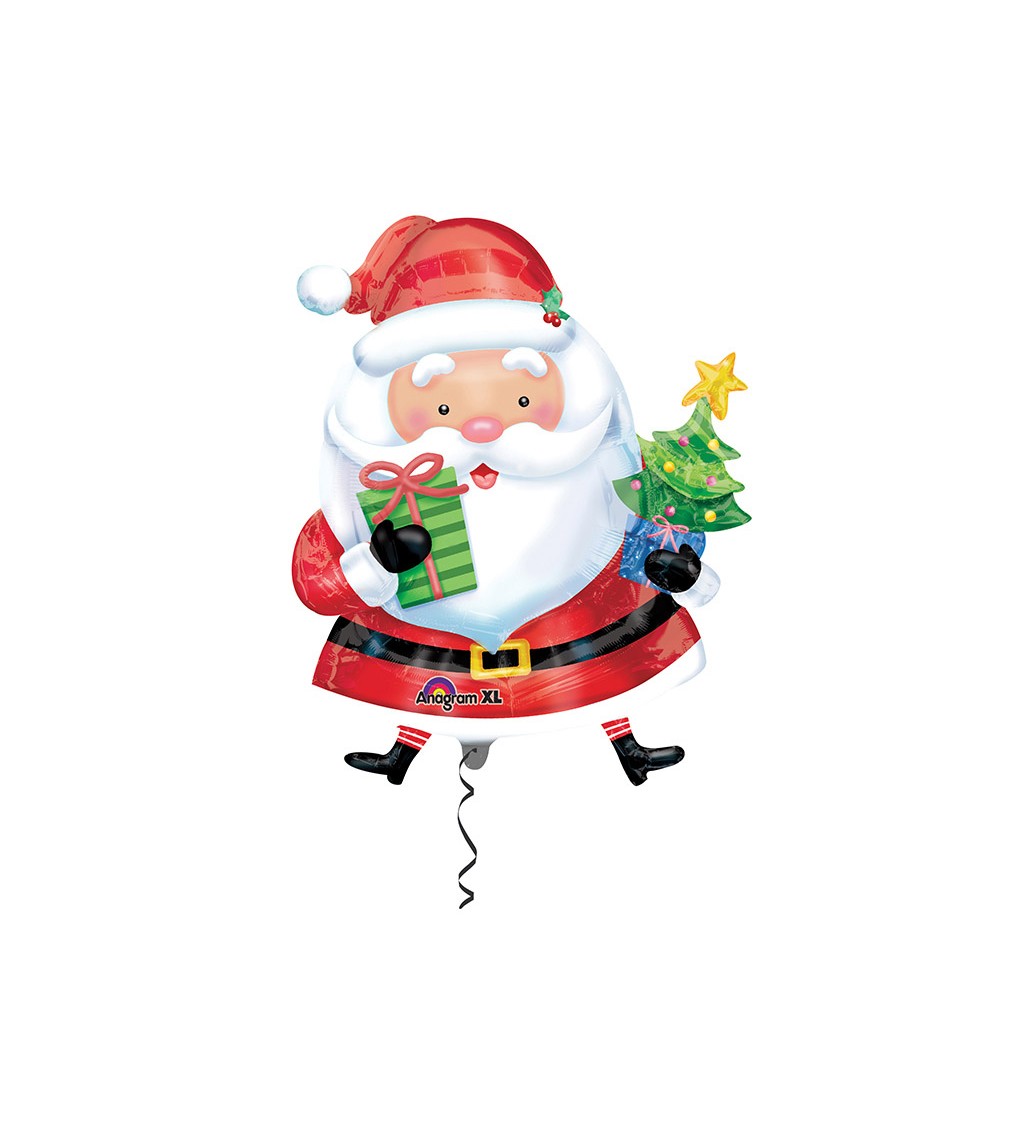 Fóliový balónek supershape - Santa