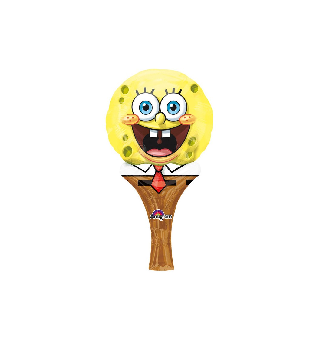 Fóliový balónek do ruky - SpongeBob