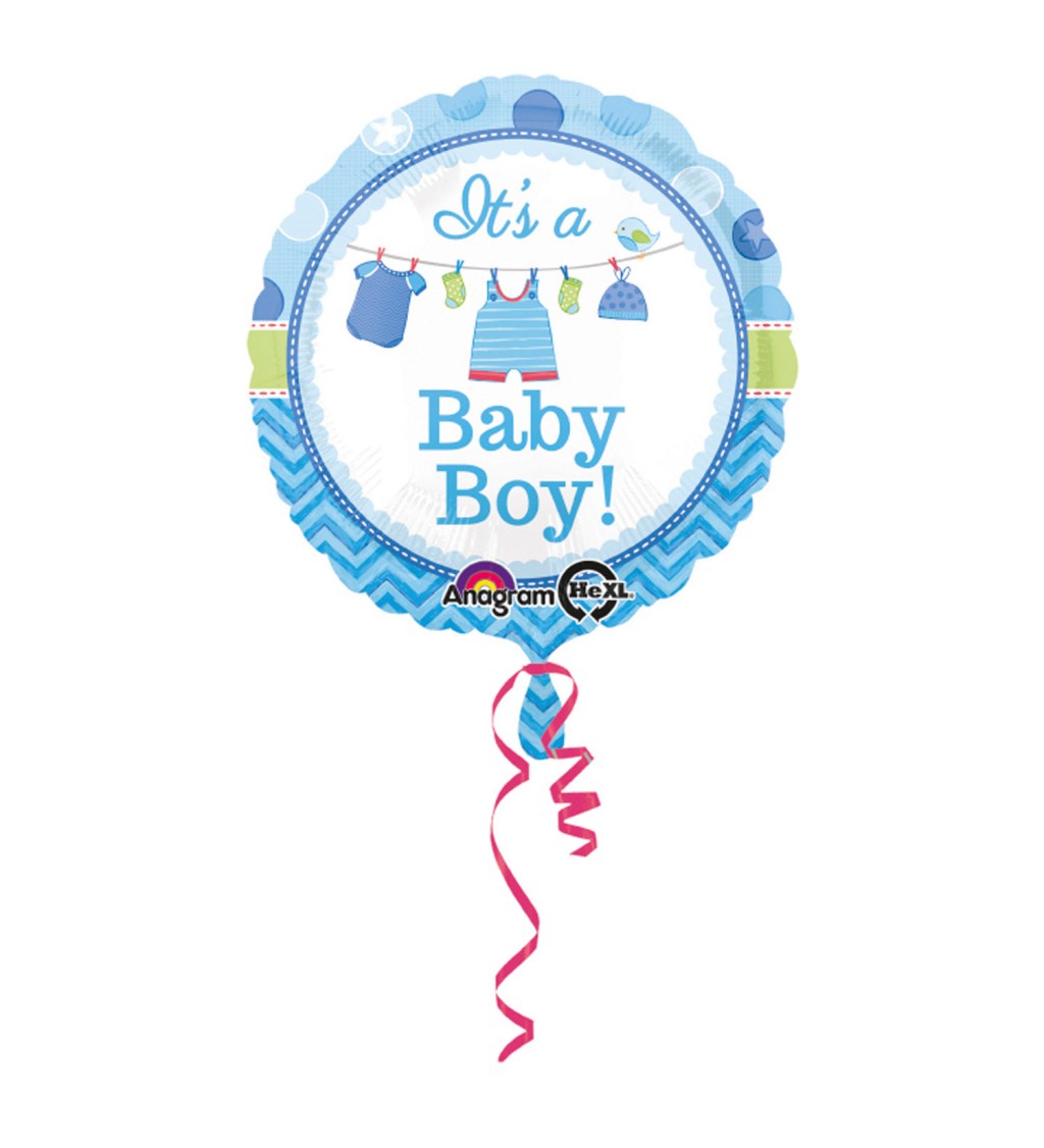 Fóliový balónek standard - It's a boy