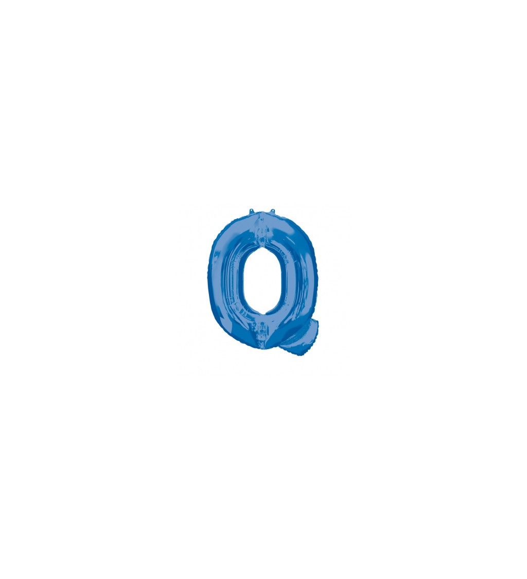 Nafukovací fóliový balónek modrý - Q