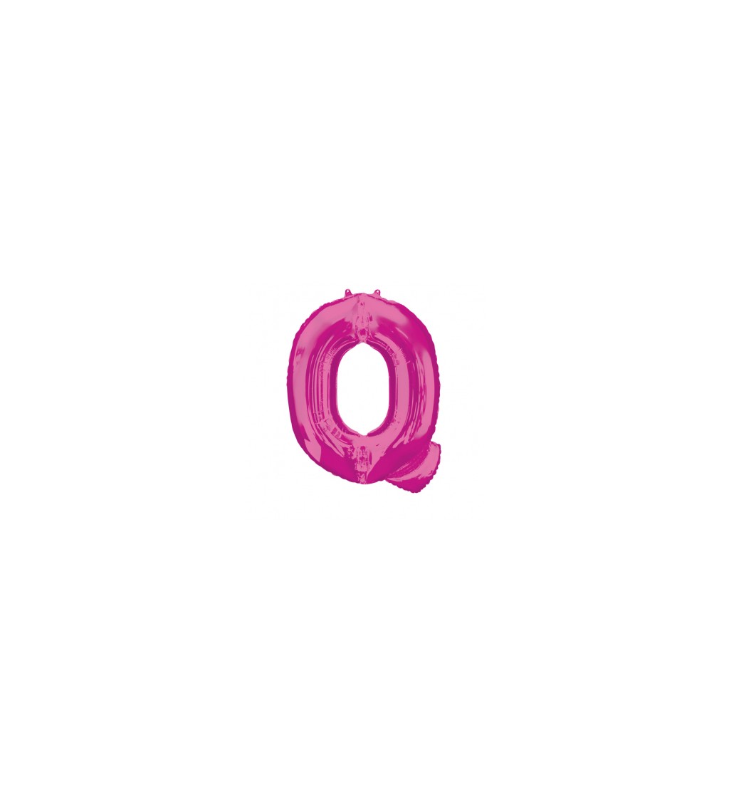 Nafukovací fóliový balónek růžový - Q