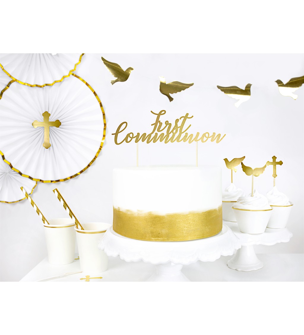 Ozdoba na dort "First Communion"