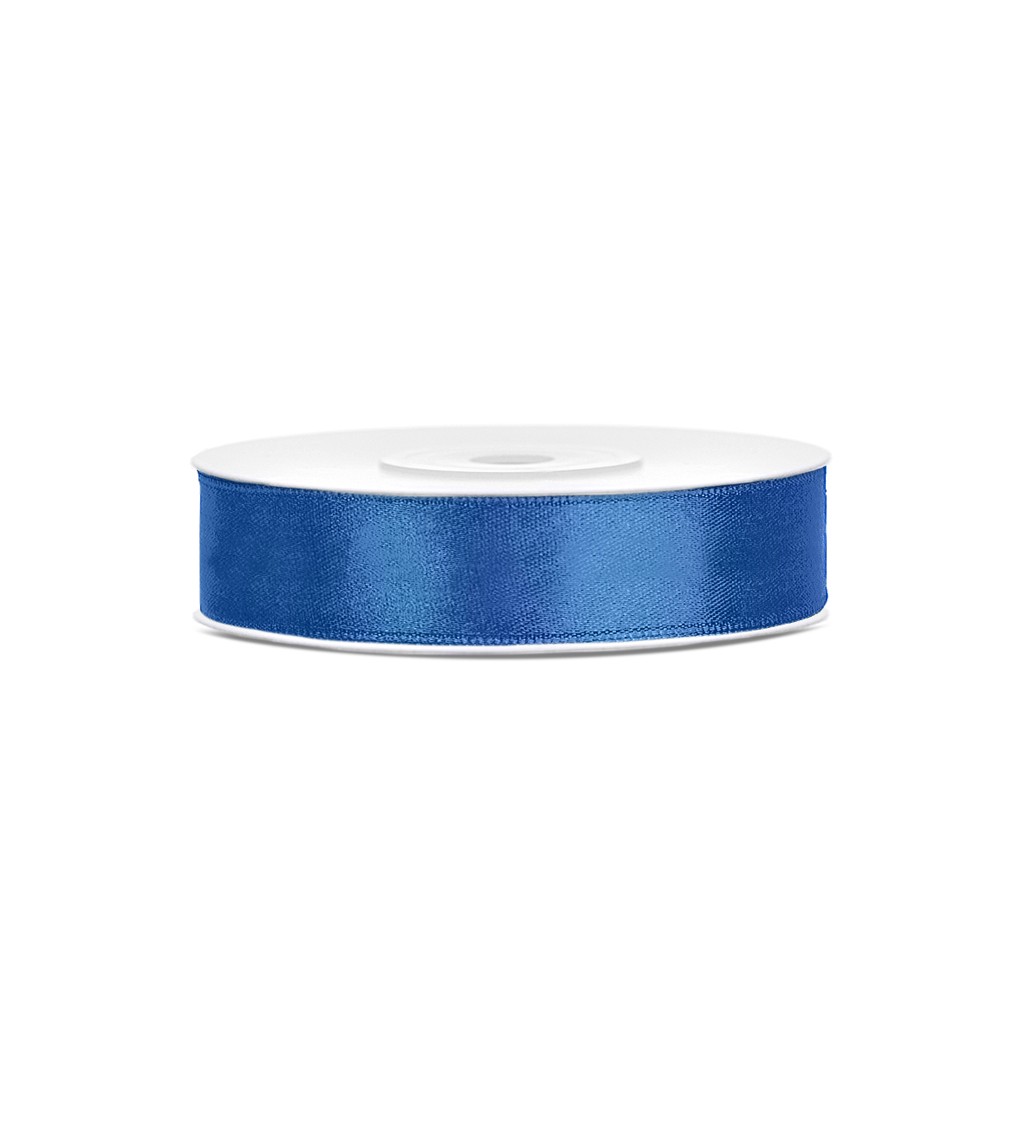 Saténová stuha - 12 mm - royal modrá