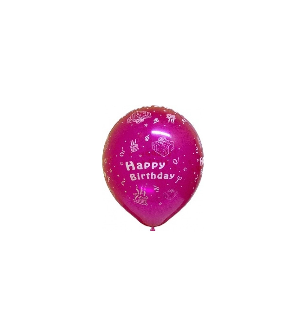Balónek pastelový - Happy B-Day