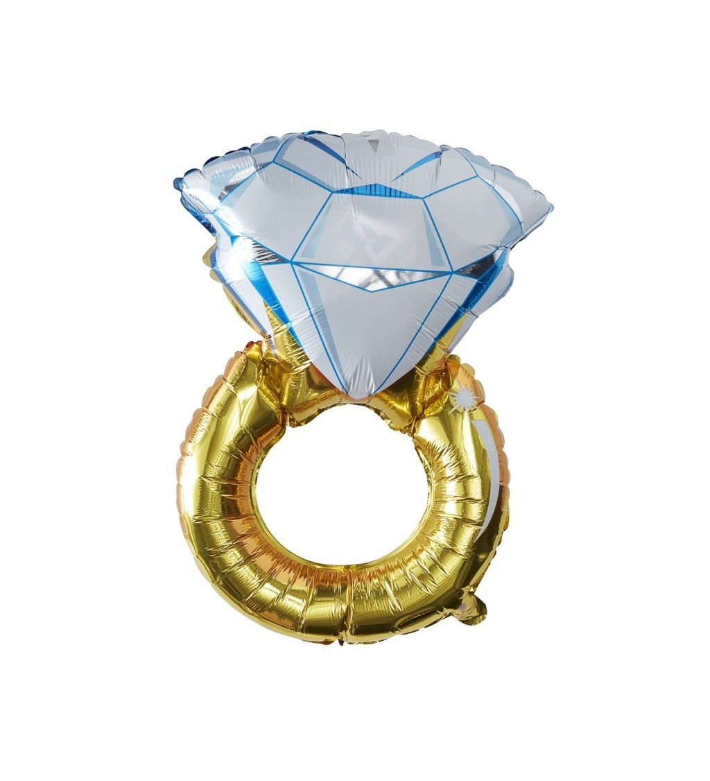 Fóliový balónek - Diamantový prsten