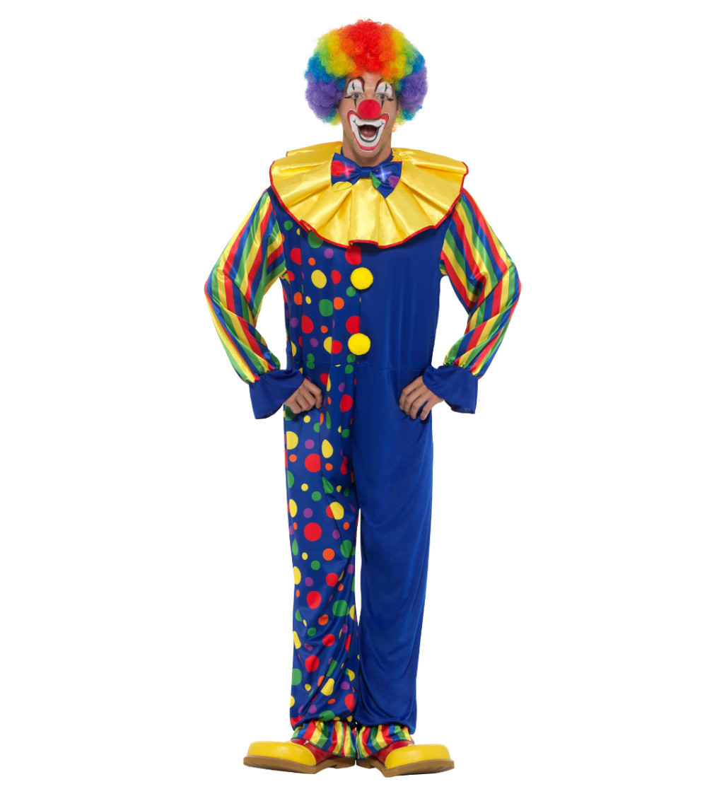 Kostým - Veselý klaun, modrý