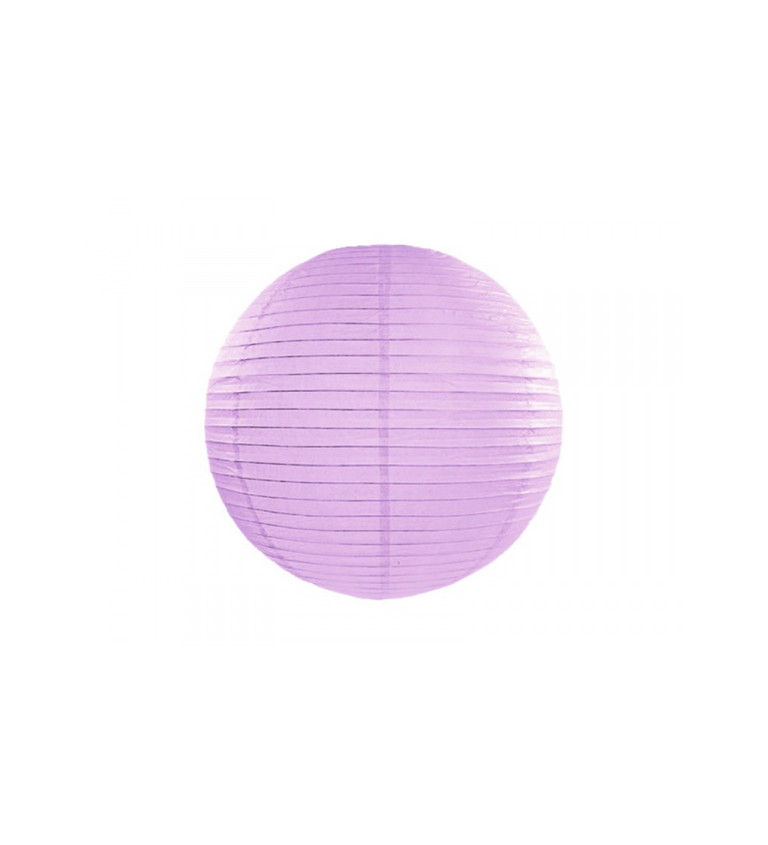 Papírový lampion - fialový 35cm
