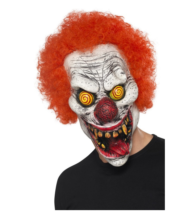 Latexová maska - Šílený klaun