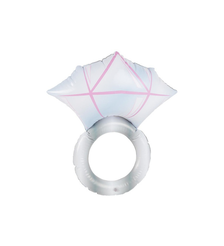 Nafukovací  prsten s diamantem