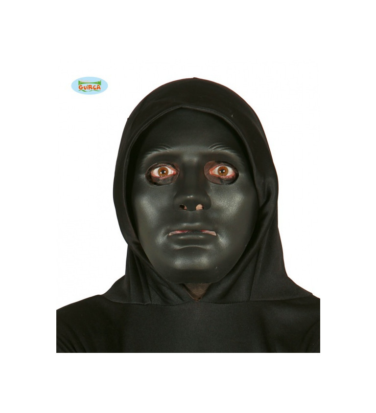 Černá maska z PVC