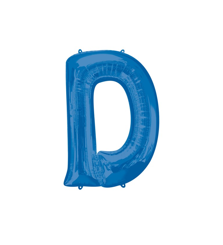 Nafukovací fóliový balónek modrý - D