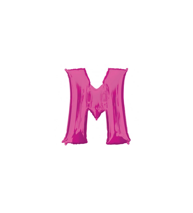 Nafukovací fóliový balónek růžový - M