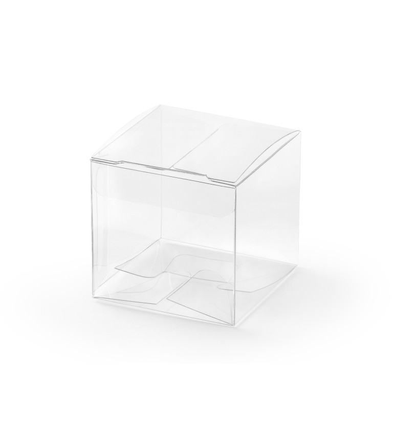 Dárkové krabičky - průhledné 10ks