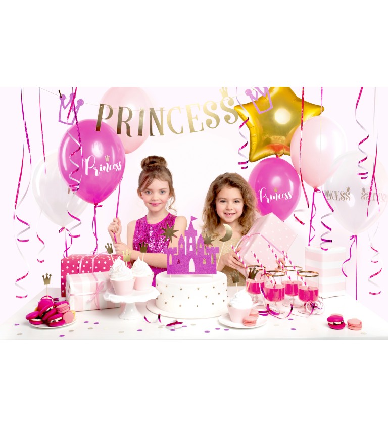 Růžový párty set Princess