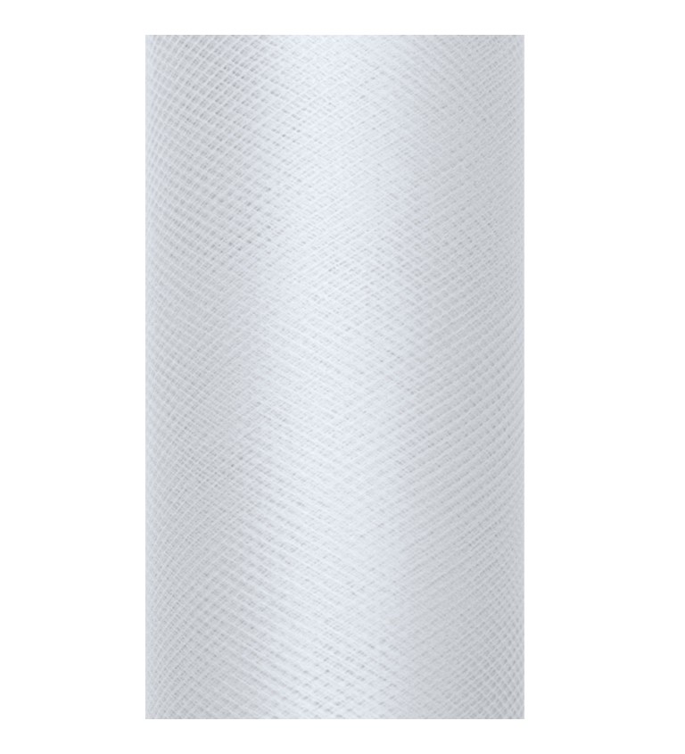 Dekorační tyl - svtěle šedý, 15 cm