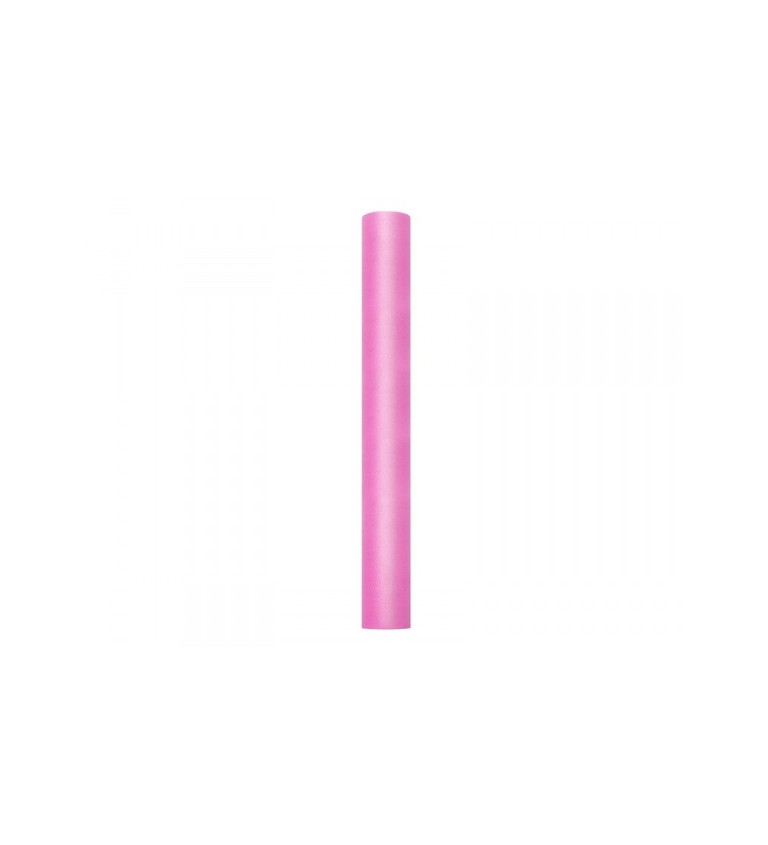 Dekorační tyl - tmavě ružový, 50 cm