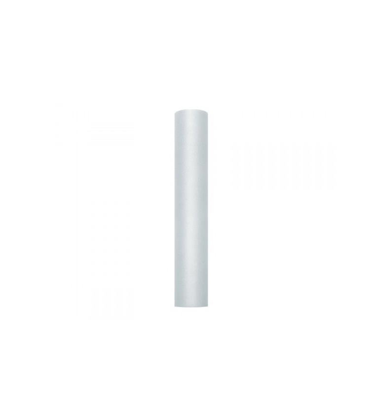 Dekorační tyl - šedý, 50 cm