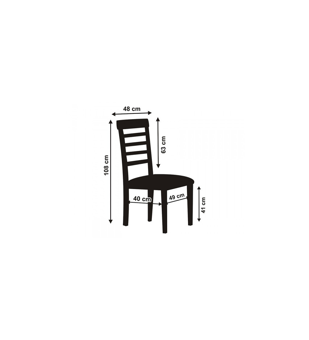 Potah na židli - saténový, bílý II