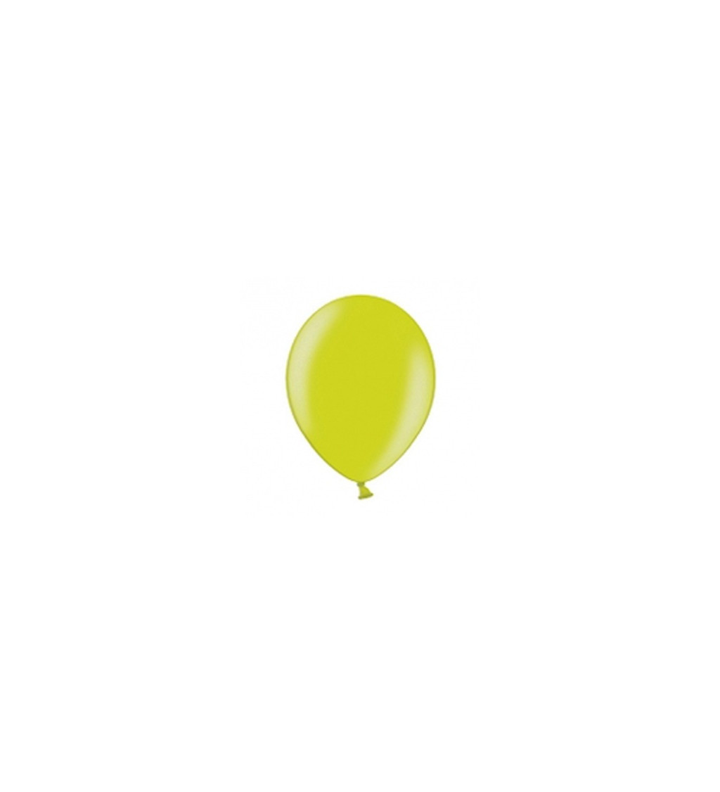 Balónek metalický mini - světle zelený
