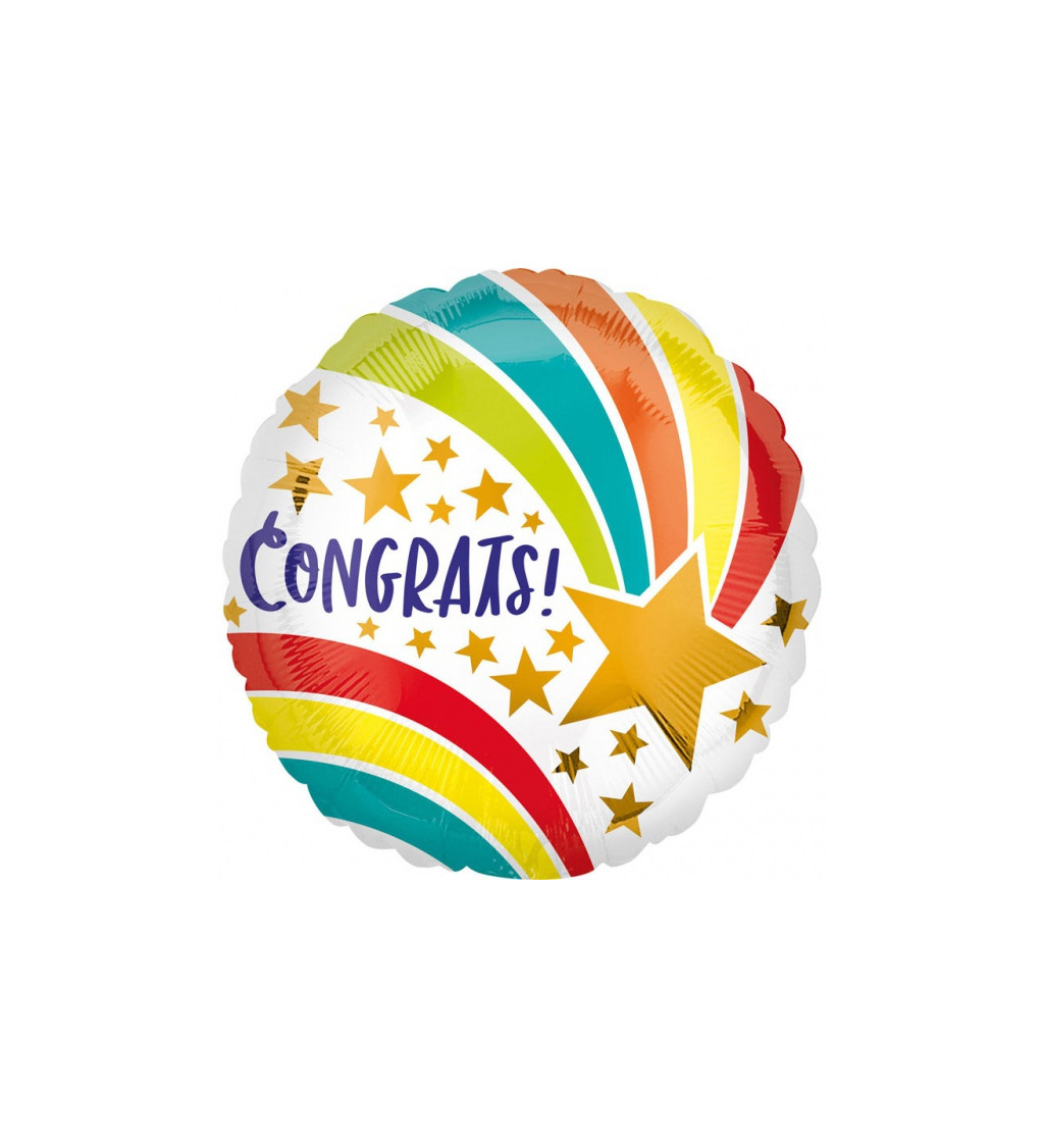 Fóliový balónek Congrats