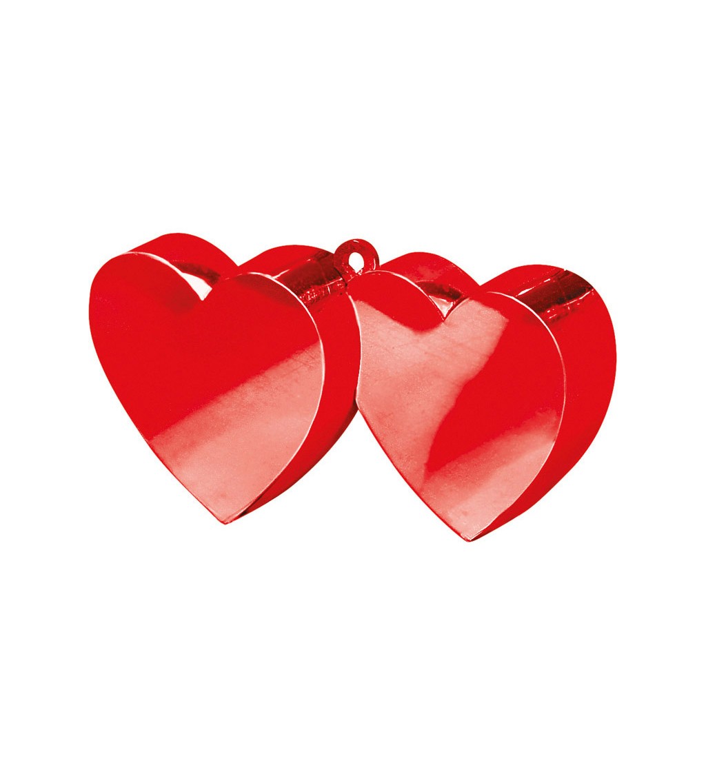 Závaží na balonky - Srdce Červené