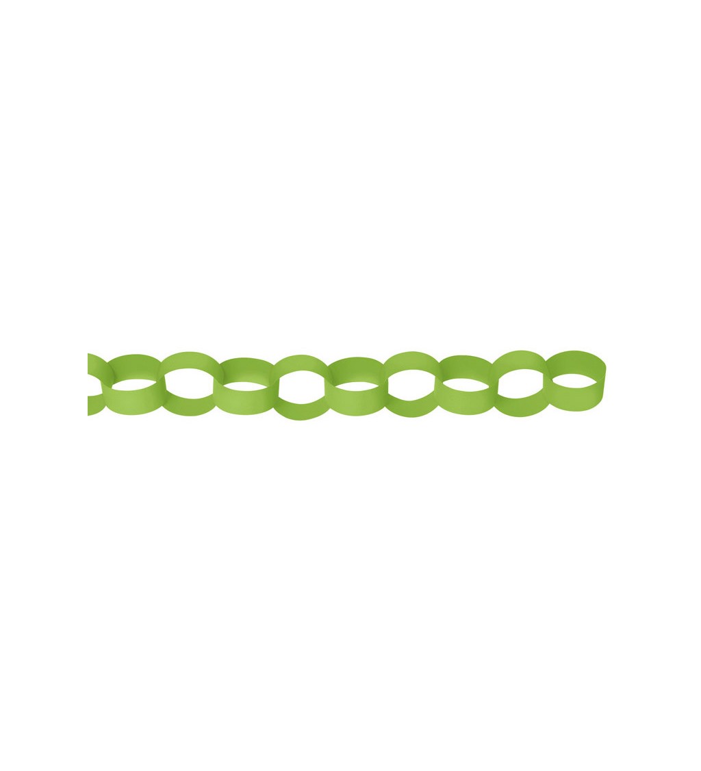 Dekorativní řetěz - zelený