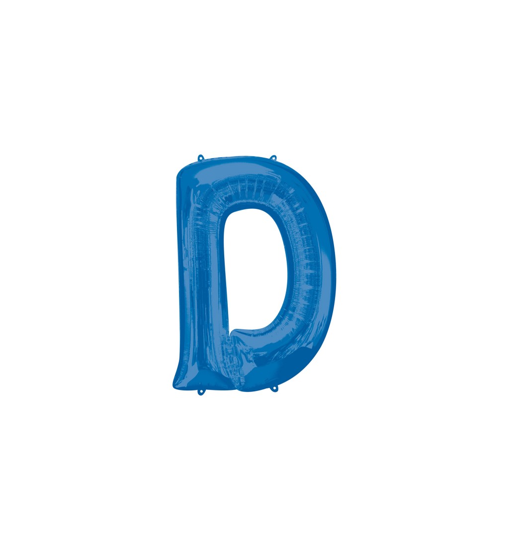 Nafukovací fóliový balónek modrý - D