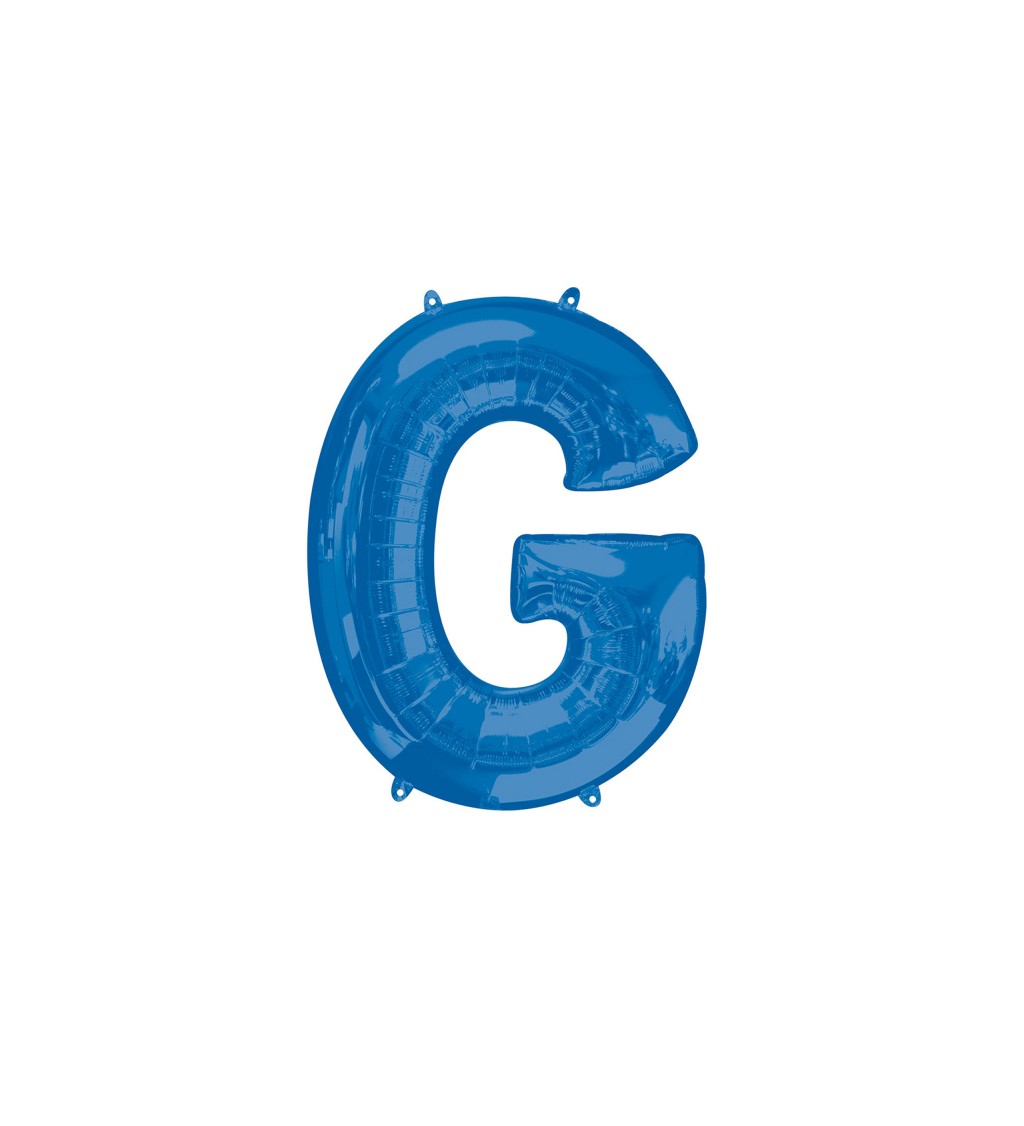 Nafukovací fóliový balónek modrý - G