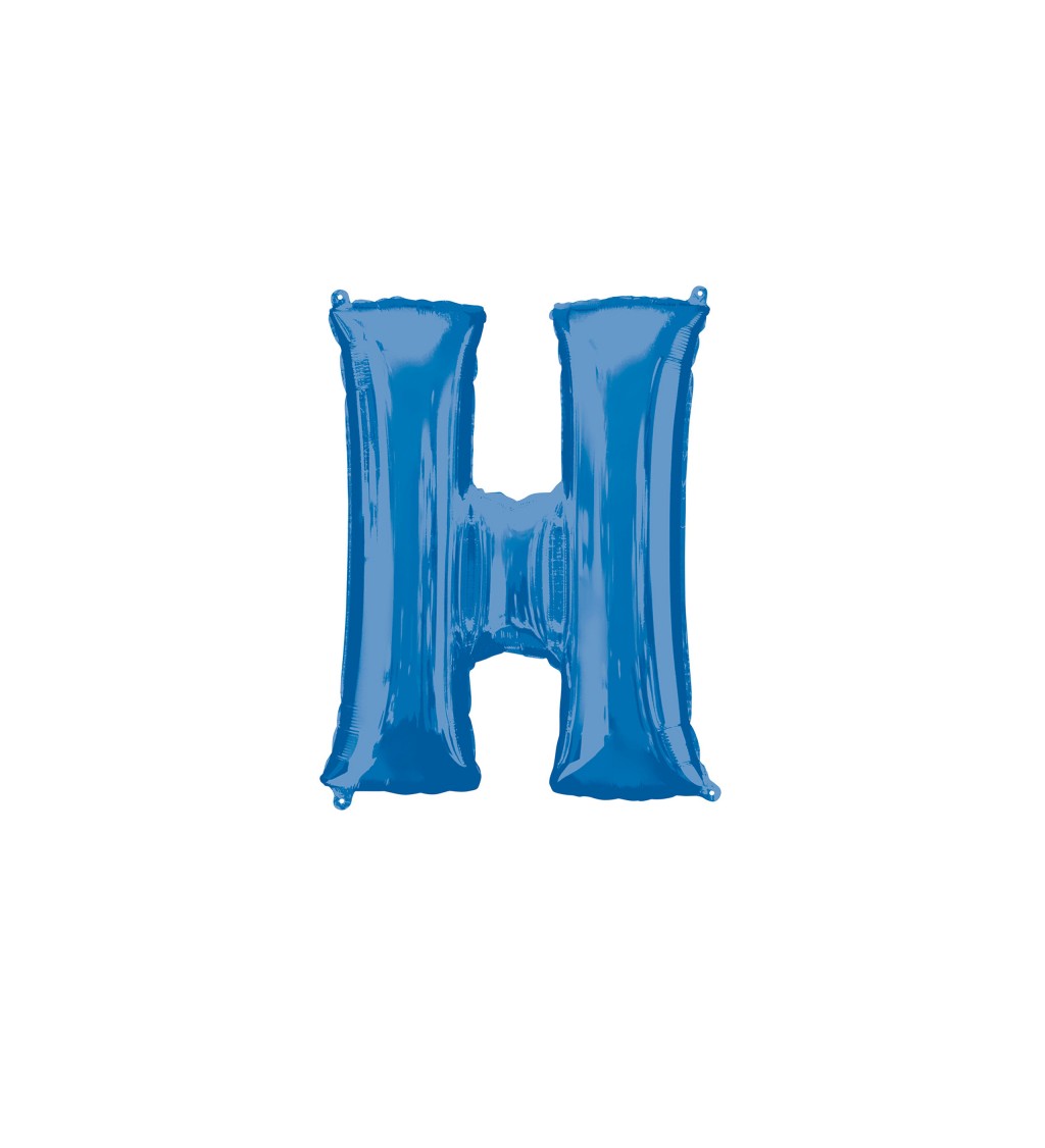 Nafukovací fóliový balónek modrý - H