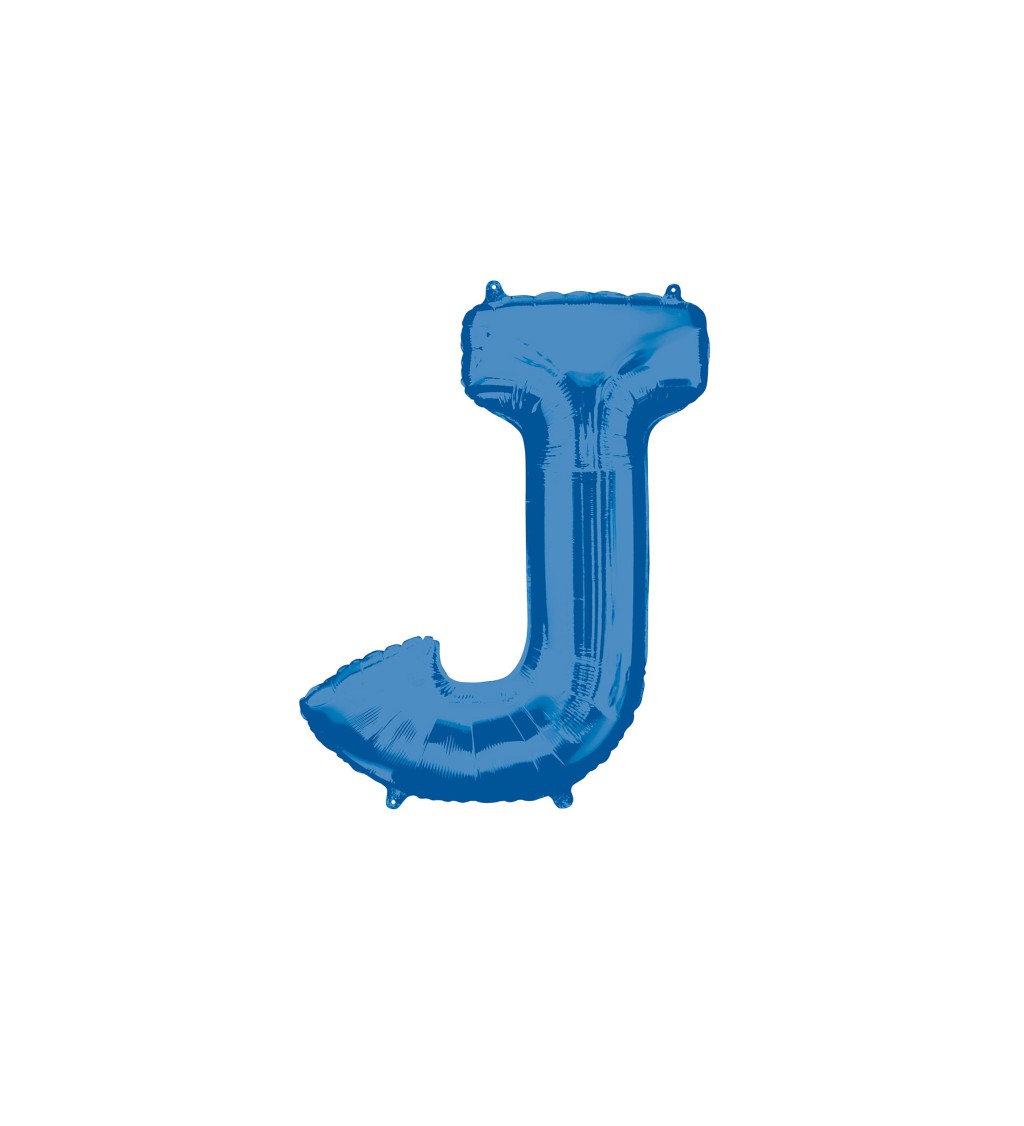 Nafukovací fóliový balónek modrý - J