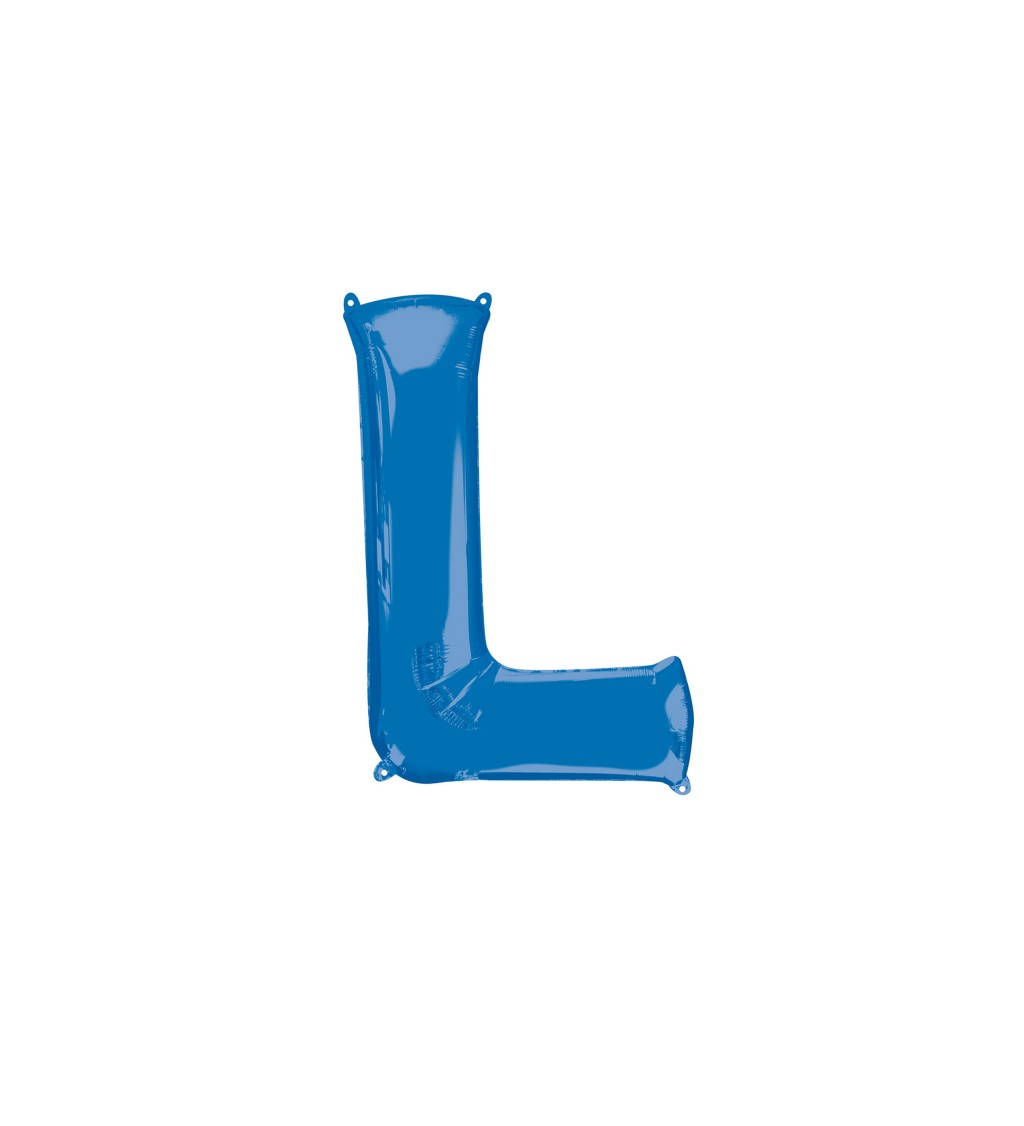 Nafukovací fóliový balónek modrý - L