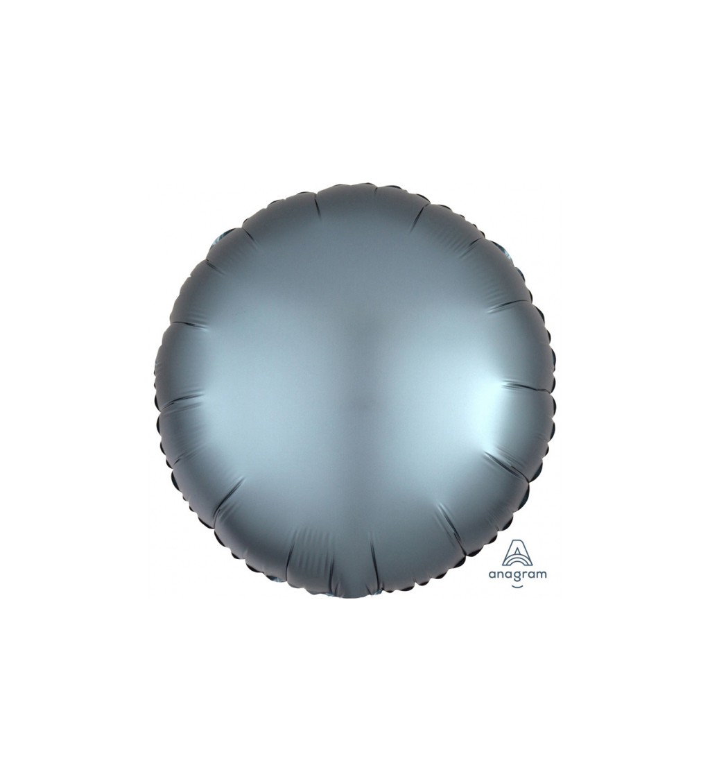 Balonek fóliový - Kolo Ocelově modré