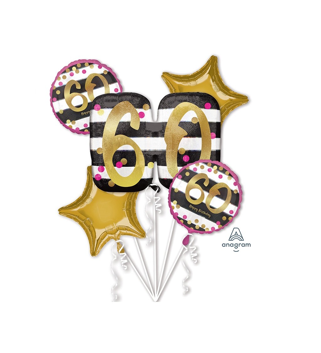 Sada narozeninových balónků - 60