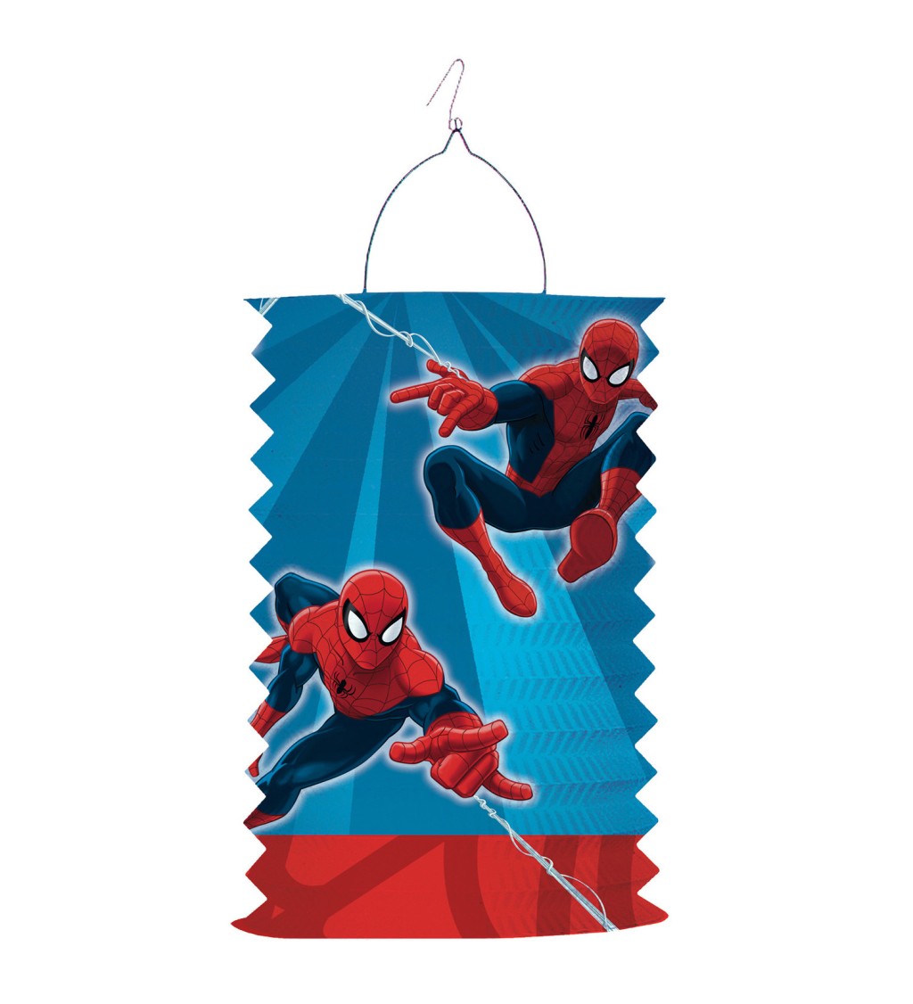 Papírový lampion - Spiderman