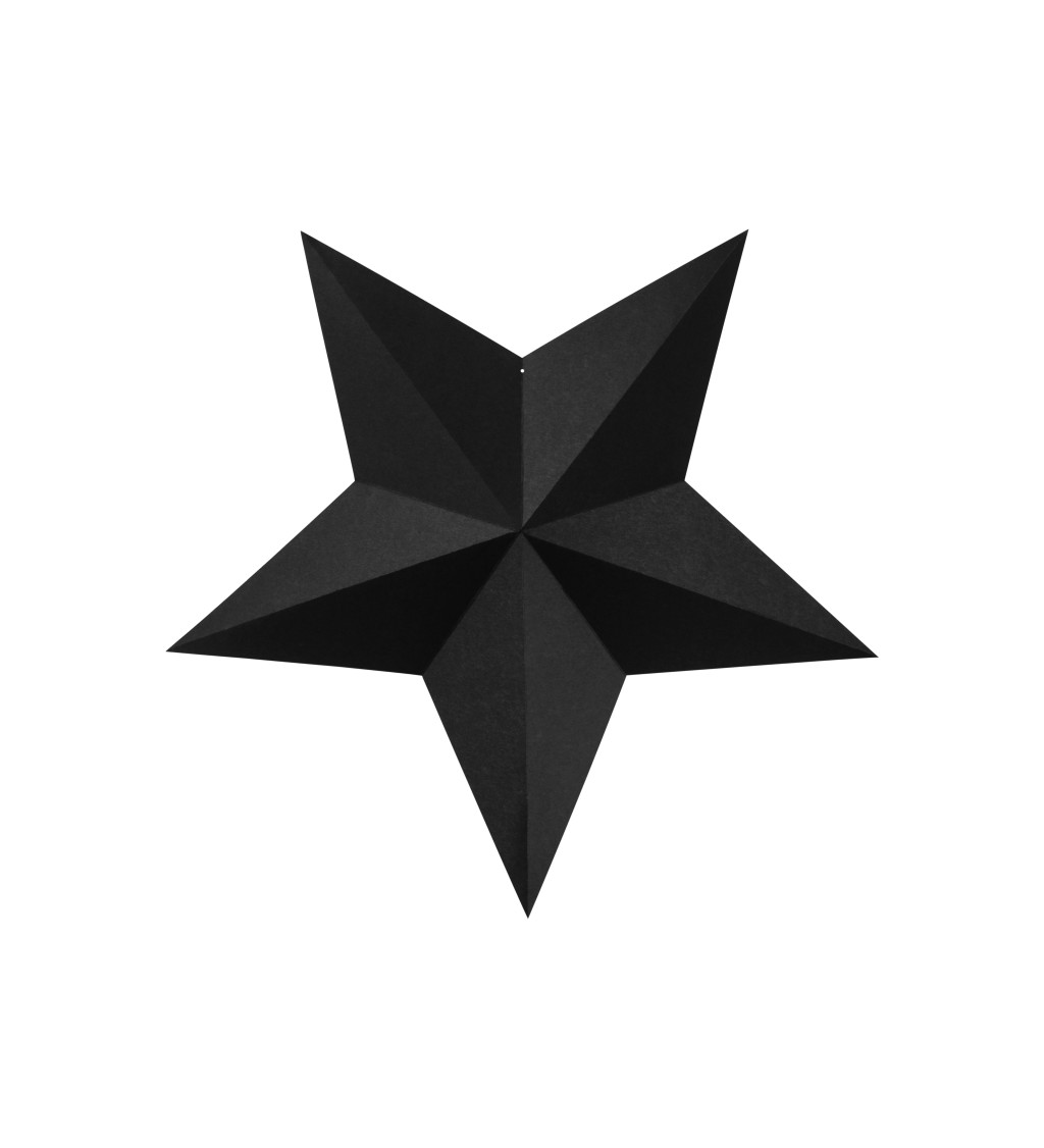 Černé hvězdy - dekorace