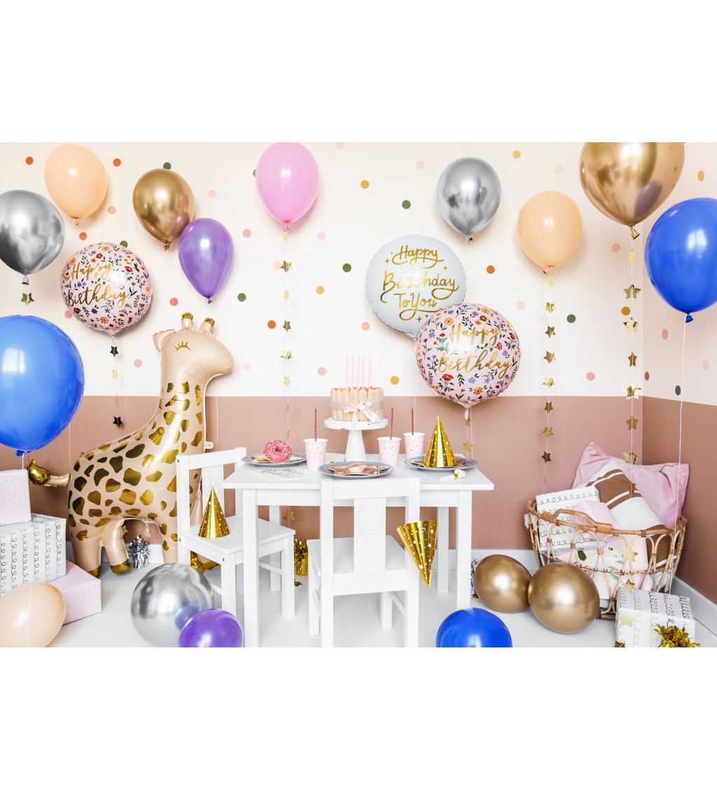 Fóliový balónek Happy Birthday To You
