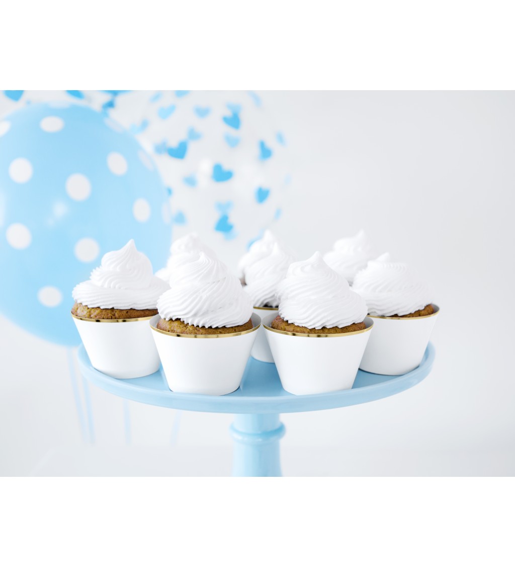 Cupcake košíčky - bílé