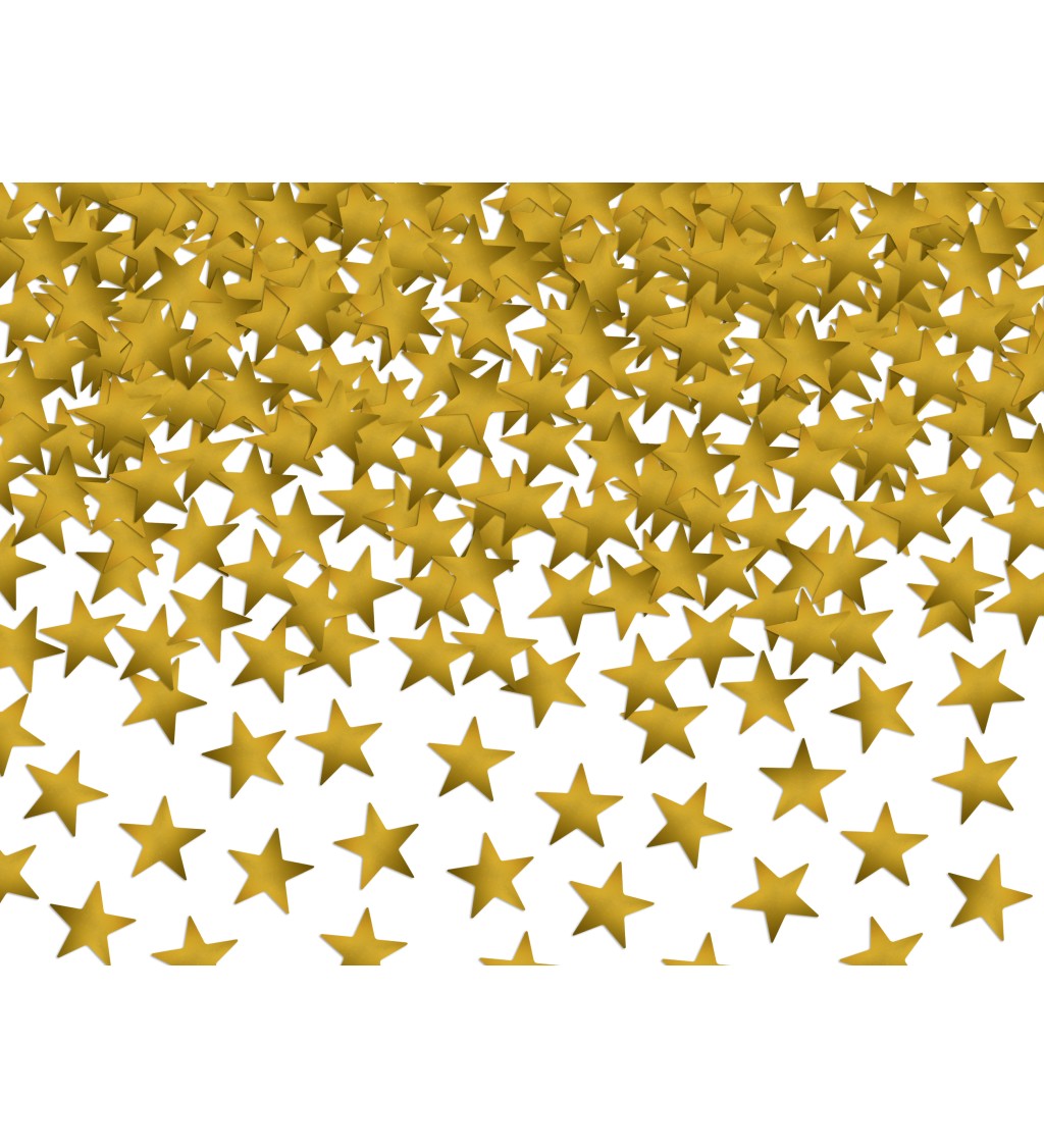 Konfety hvězdičky - zlaté