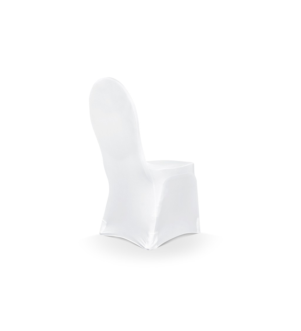 Potah na židli - bílý