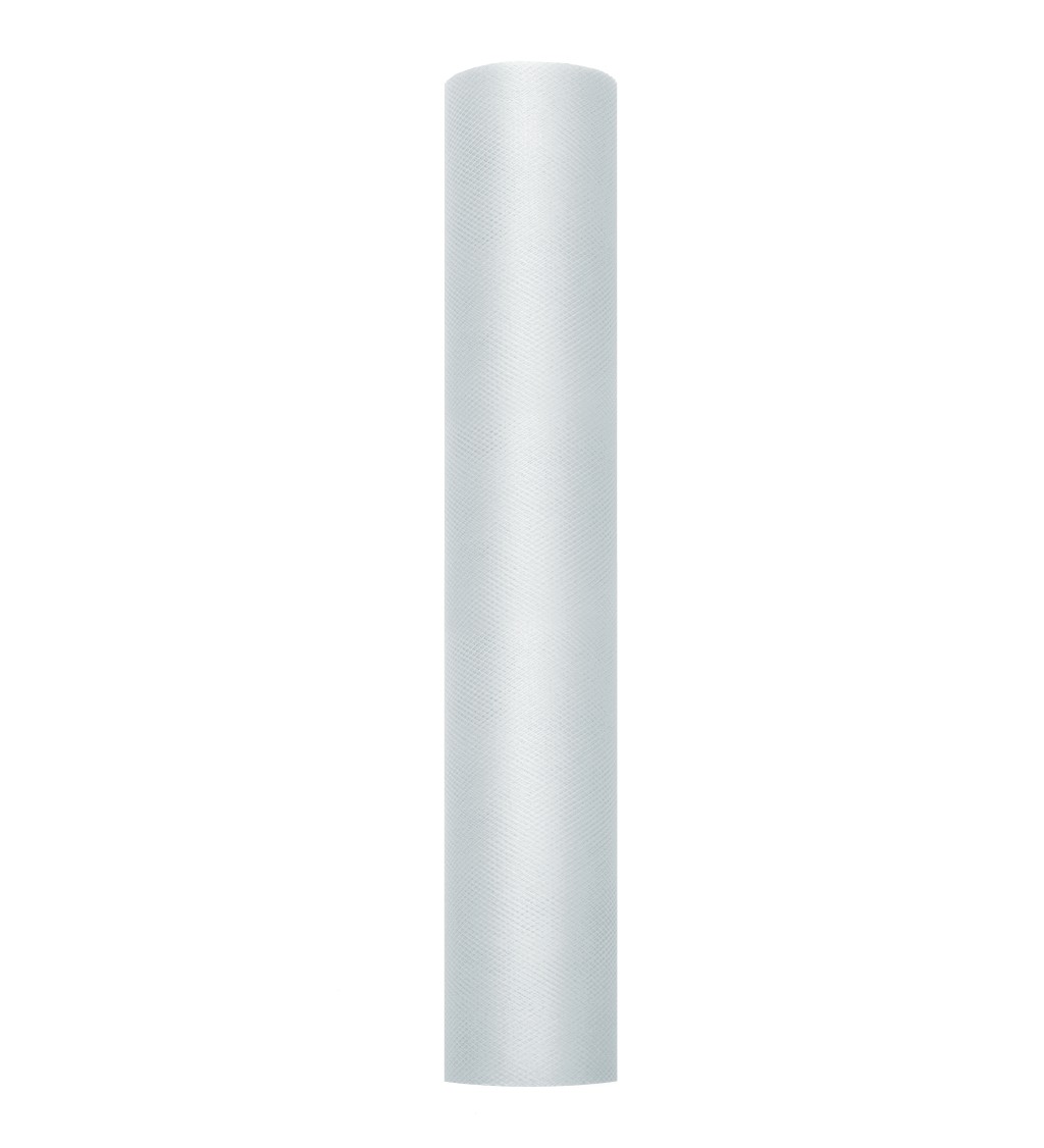 Dekorační tyl - šedý, 30 cm