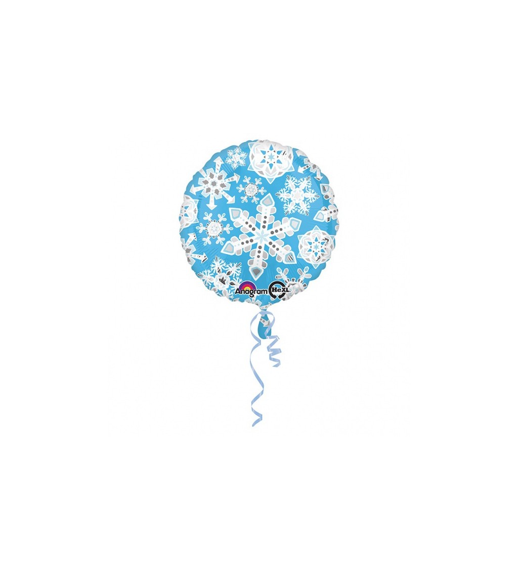 Fóliový balónek sněhové vločky