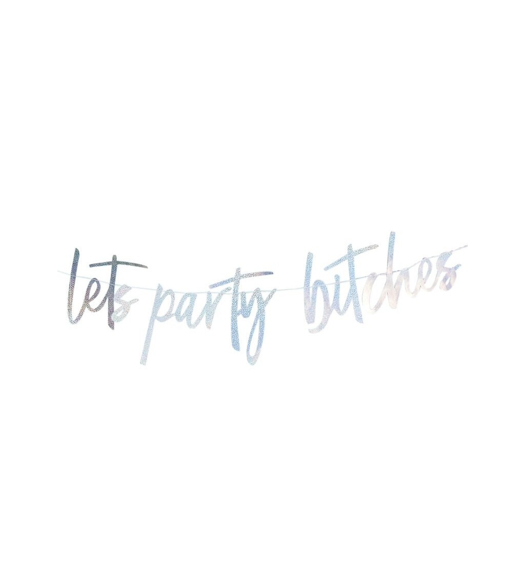 Banner - Let's party bitches