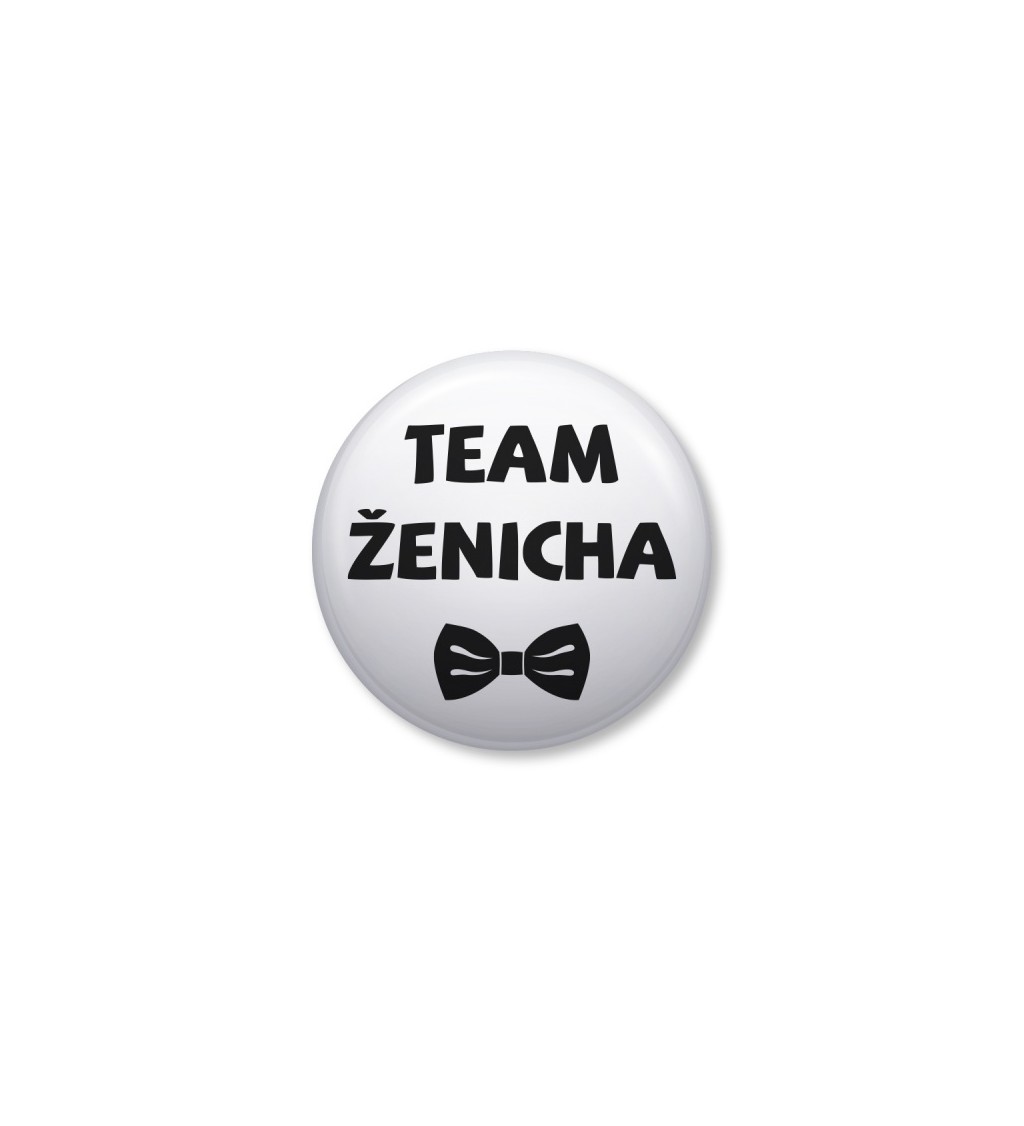 Placka Team Ženicha - motýlek