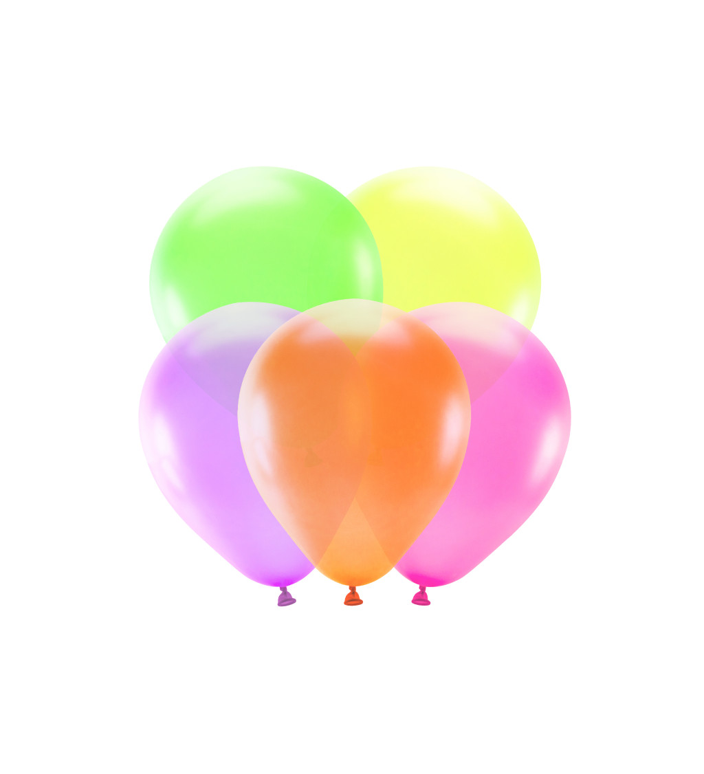 Neonové balónky sada