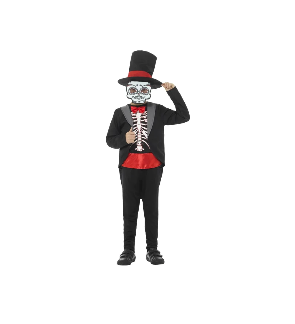 Childs Day of the Dead Boy Costume