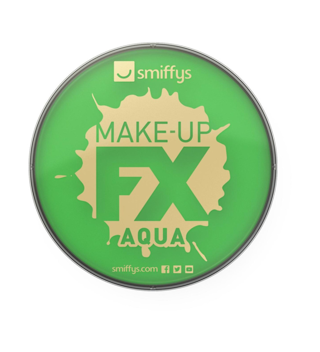 Make-up FX pudrový - tmavě zelený