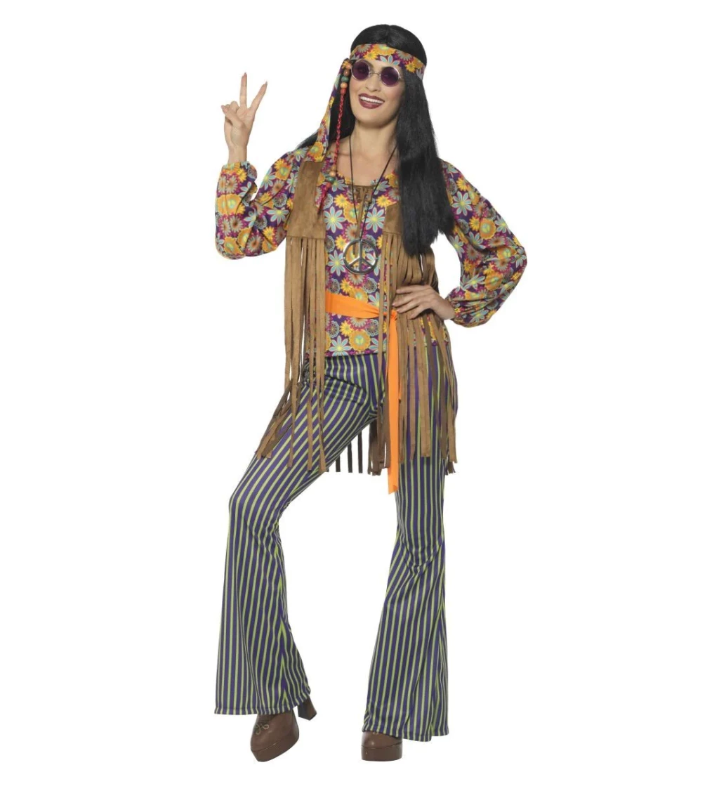 Dámský kostým - Hippie zpěvačka